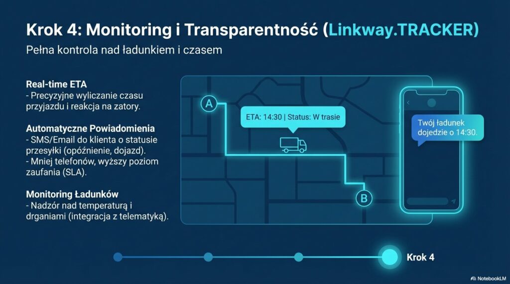 Jak linkway.FLEET wspiera optymalizację logistyki? 3 Wykorzystanie Sztucznej Inteligencji (linkway.AI)
