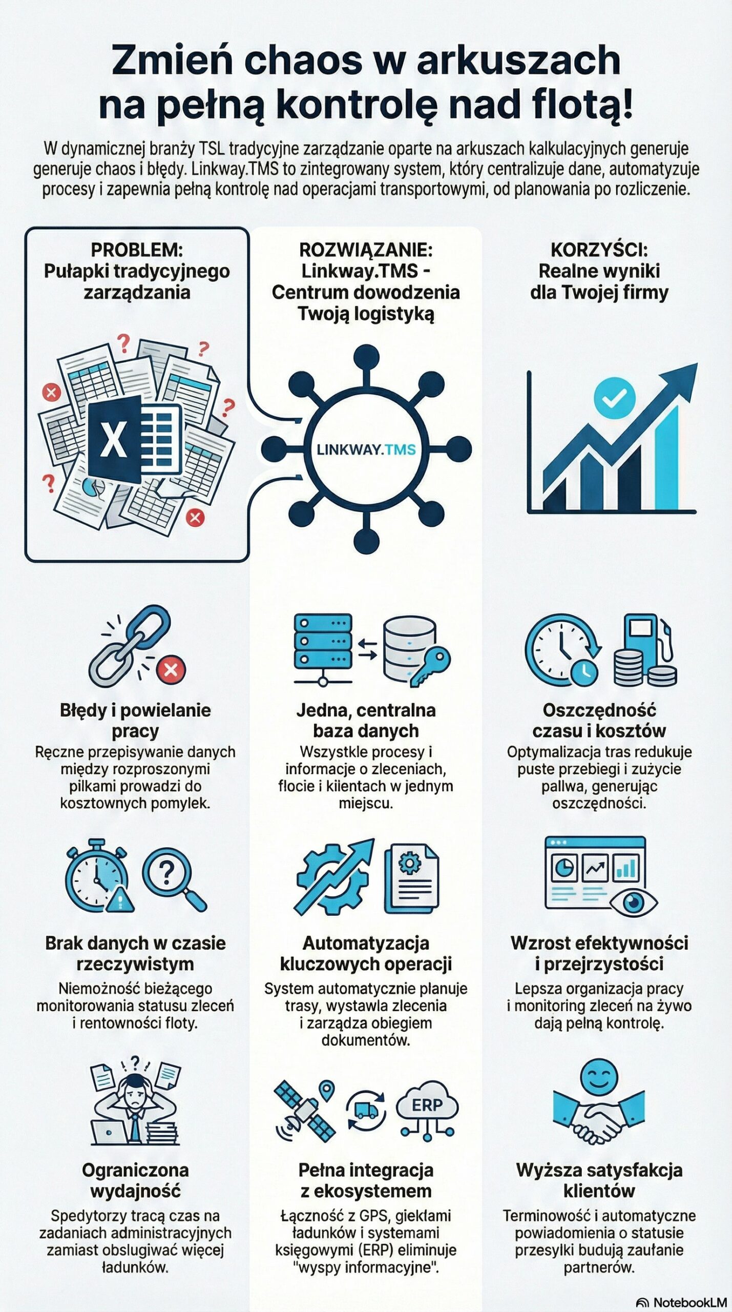 Oprogramowanie do zarządzania transportem dla przewoźników i spedycji