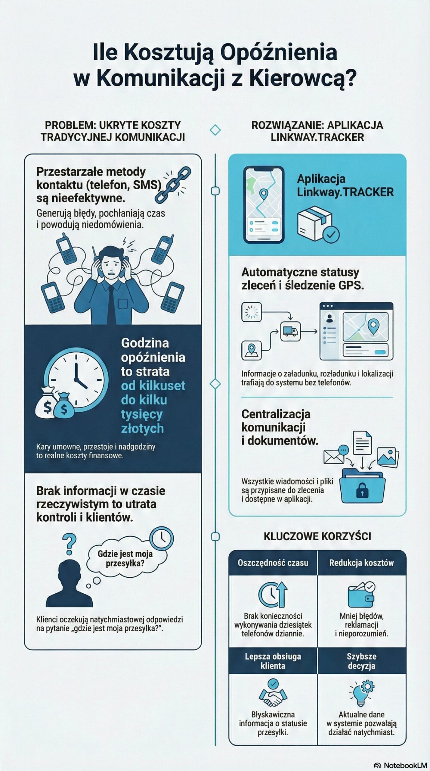 Excel w Transporcie vs. System TMS: Co Tracisz, Trzymając się Arkuszy? 1 opóźnienia w komunikacji z kierowcami